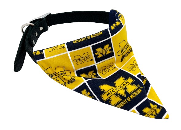 Pañuelo para perro Wolverines de la Universidad de Michigan