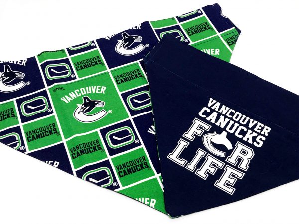 Bandana pour chien des Canucks de Vancouver