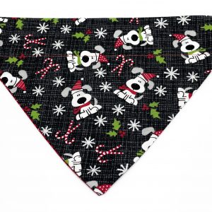 Puppy Dogs and Candy Canes Dog Bandana