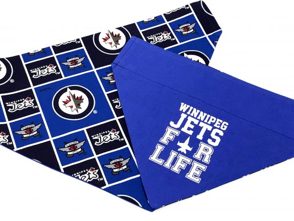 Bandana para perro de los Jets de Winnipeg