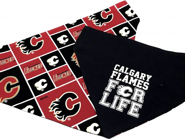 Calgary Flames Dog Bandana