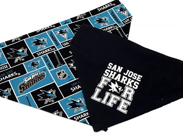 San Jose Sharks Dog Bandana