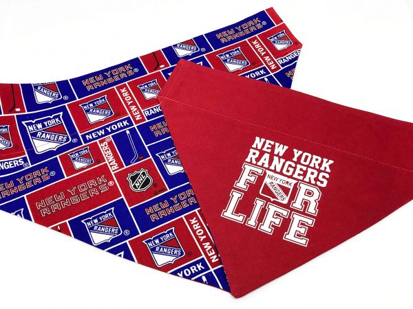 Hundebandana der New York Rangers