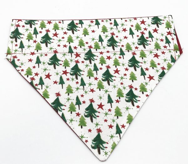 Arbres de Noël festifs sur le collier Bandana