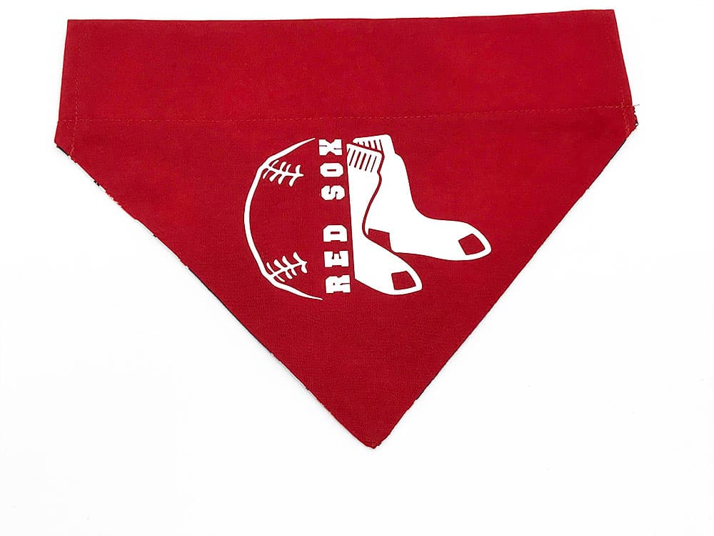 Reversible Boston Red Sox Dog Bandana Dress Up Your Pup