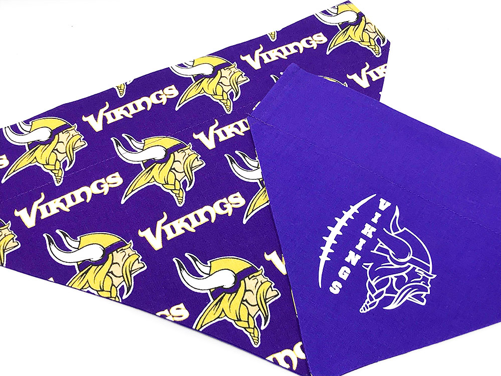 minnesota vikings dog bandana
