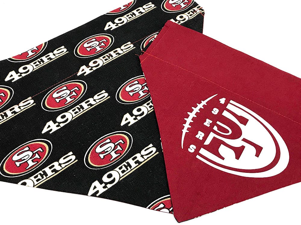 49ers dog bandana Clearance