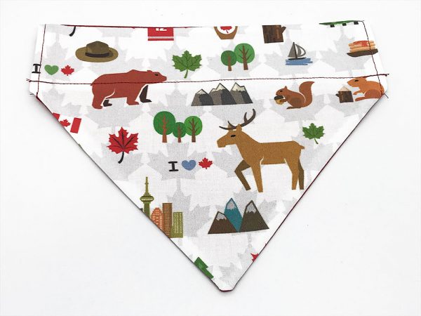 Bandana para Cachorros do Dia do Canadá