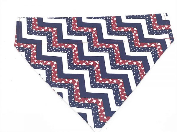 Bandana para perro del Día de la Independencia de las barras y estrellas