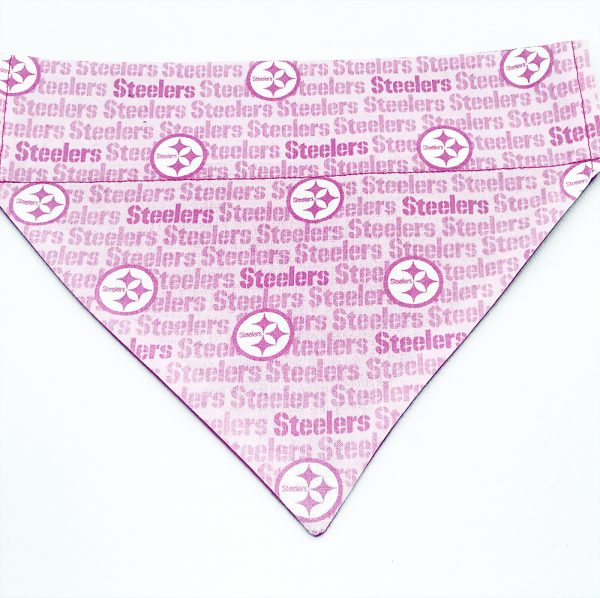 Bandana pour chien rose Pittsburgh Steelers