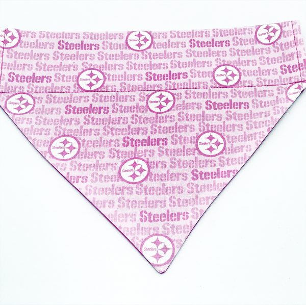 Pañuelo rosa para perro de los Pittsburgh Steelers