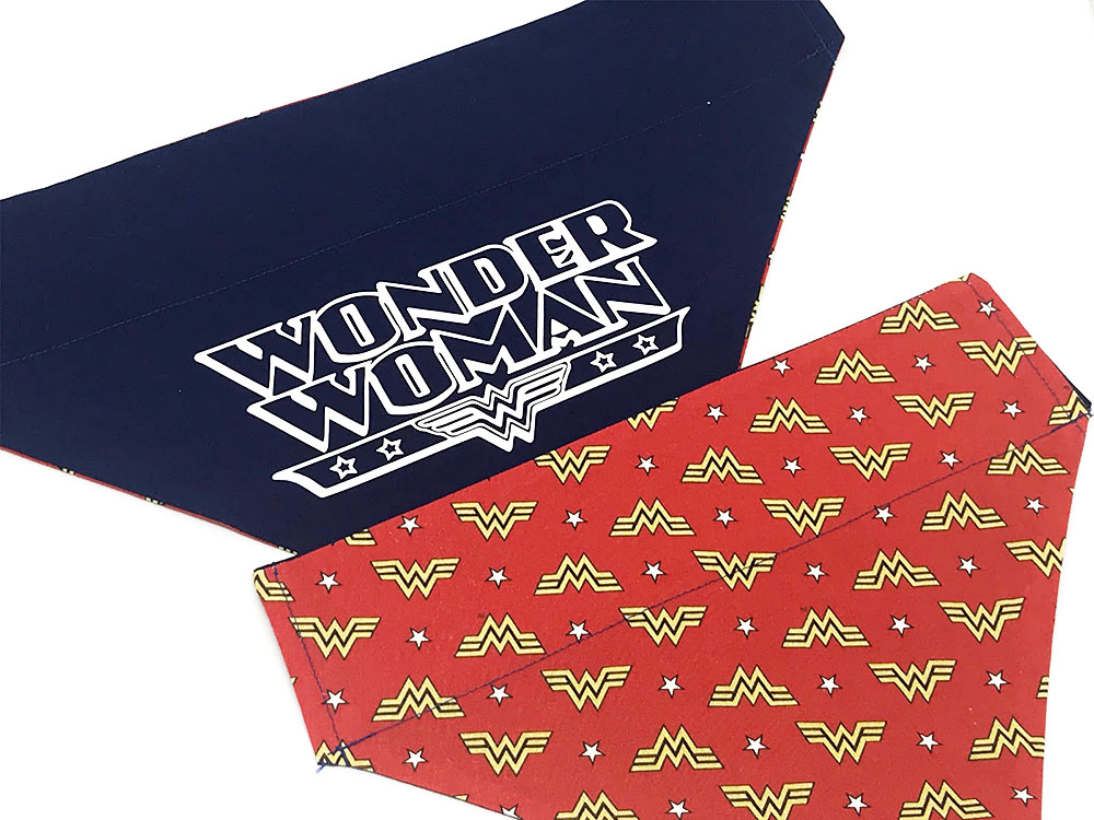 Wonder Woman Dog Bandana Dress Up Your Pup