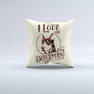 Ik hou van mijn Doberman kussensloop