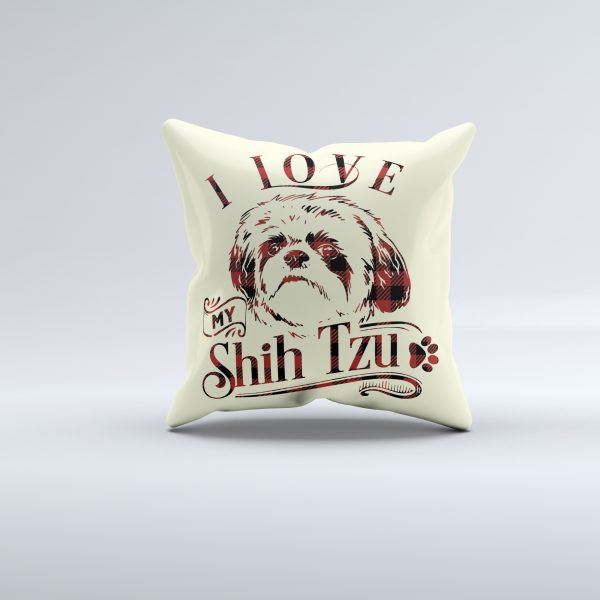 Ik hou van mijn Shih Tzu kussensloop