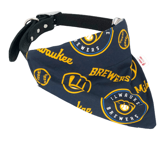 Milwaukee Brewers Dog Bandana Dress Up Your Pup