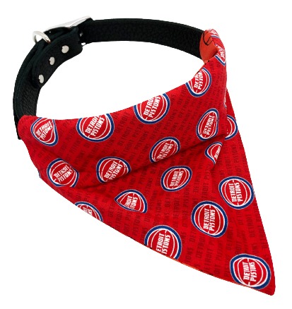 Pañuelo para perro de los Detroit Pistons