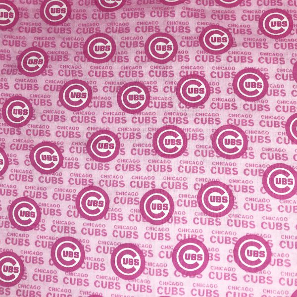 Chicago Cubs Pink Dog Bandana