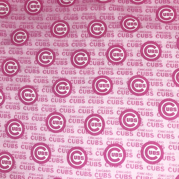 Bandana pour chien rose Cubs de Chicago