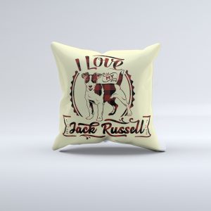 Ik hou van mijn Jack Russell kussensloop