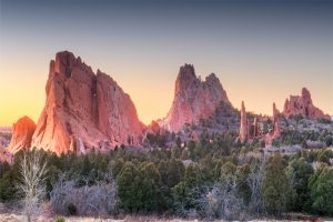 Jardin des Dieux, Colorado Springs, Colorado, États-Unis.