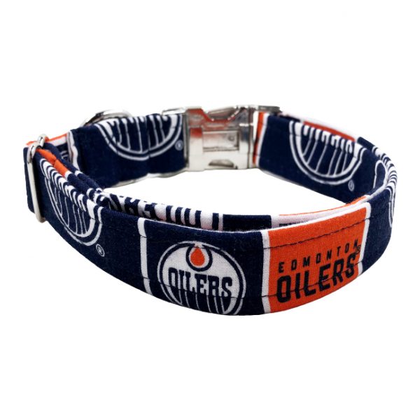 Edmonton Oilers Dog Collar