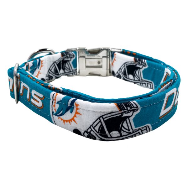 Collar de perro de los delfines de Miami