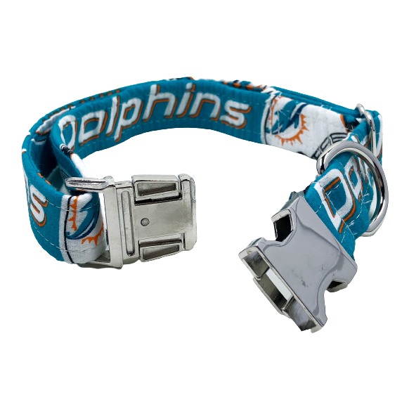 Miami Dolphins Dog Collar