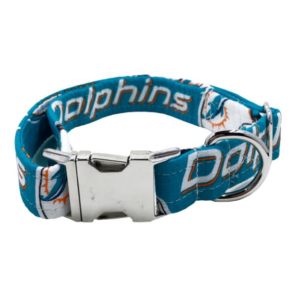 Miami Dolphins Dog Collar