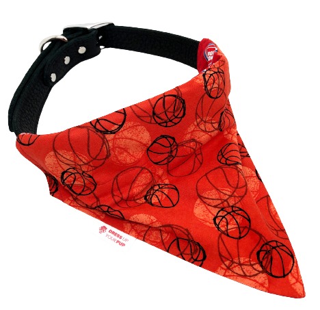 Reversible Bandana Made With Miami Heat Fabric Basketball 