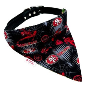 San Francisco 49ers Spider-Man Dog Bandana