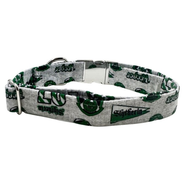 Slytherin Dog Collar - Imagem 2