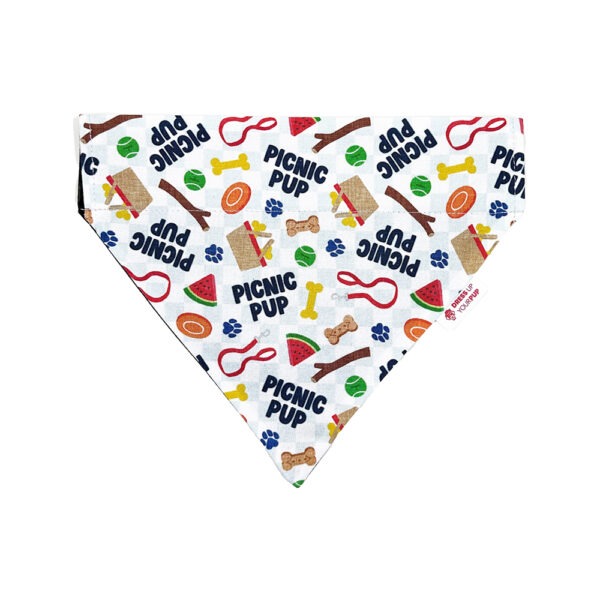Picnic Party Pup Dog Bandana – Image 2