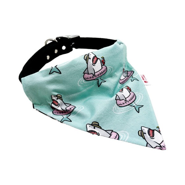 Pool Shark Party Dog Bandana