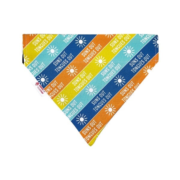 Suns Out, Tongues Out Dog Bandana - Image 2