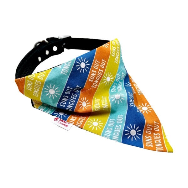 Suns Out, Tongues Out Dog Bandana