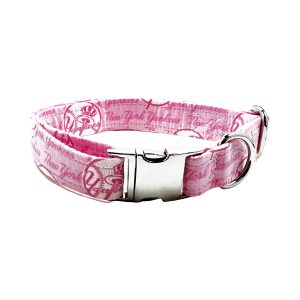 New York Yankees Pink Dog Collar